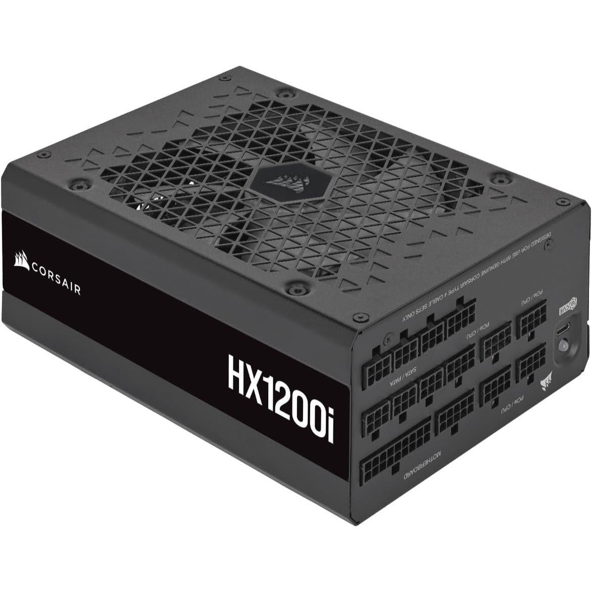 Corsair HX1200i 1200W 80 Plus Platinum Fully Modular Ultra-Low Noise ATX Power Supply - PakByte Computers 