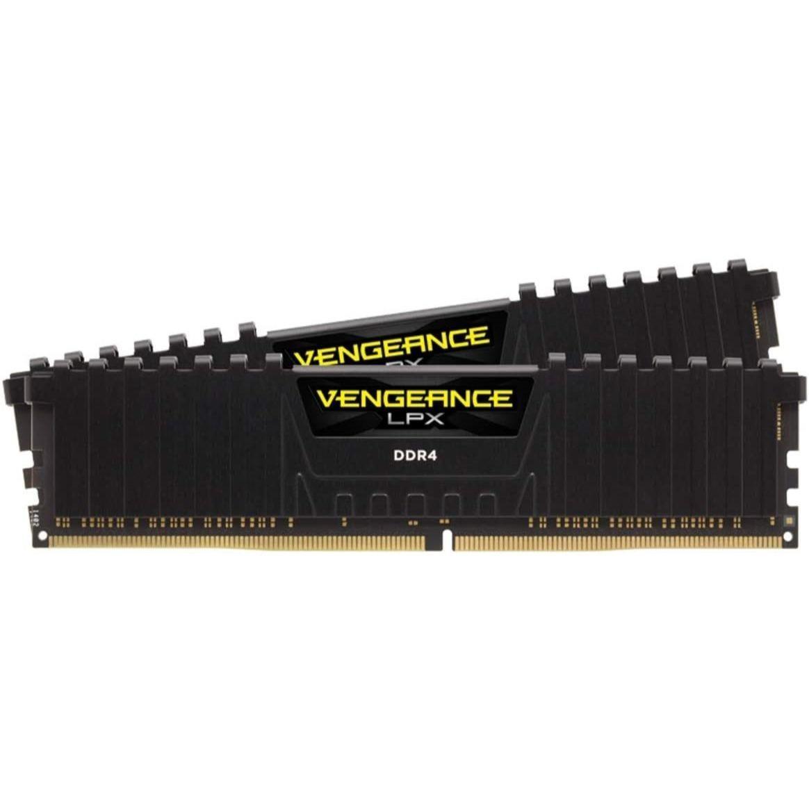 Corsair Vengeance LPX 16GB (2x8GB) 3600MHz C16 DDR4 DRAM Memory Kit - Black - PakByte Computers 