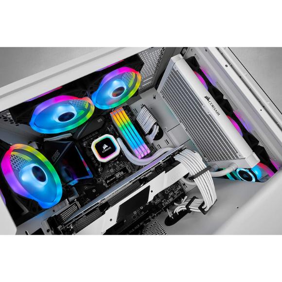 Corsair QL Series, QL120 RGB, 120mm RGB LED Fan, Triple Pack with Lighting Node Core - PakByte Computers 