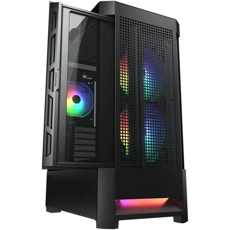 Cougar Airface RGB E-ATX Mid Tower PC Case - Black