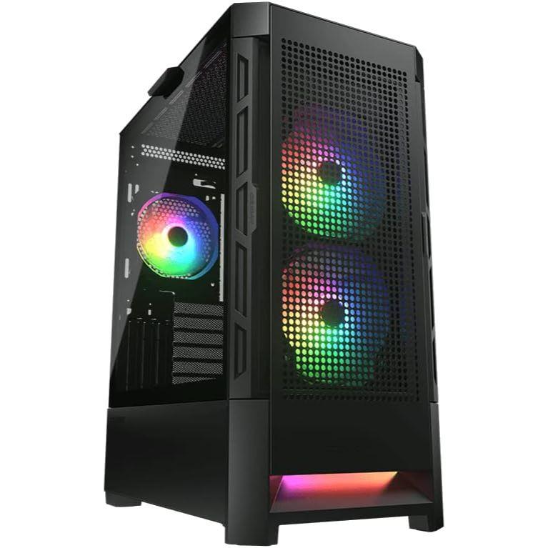 Cougar Airface RGB E-ATX Mid Tower PC Case - Black