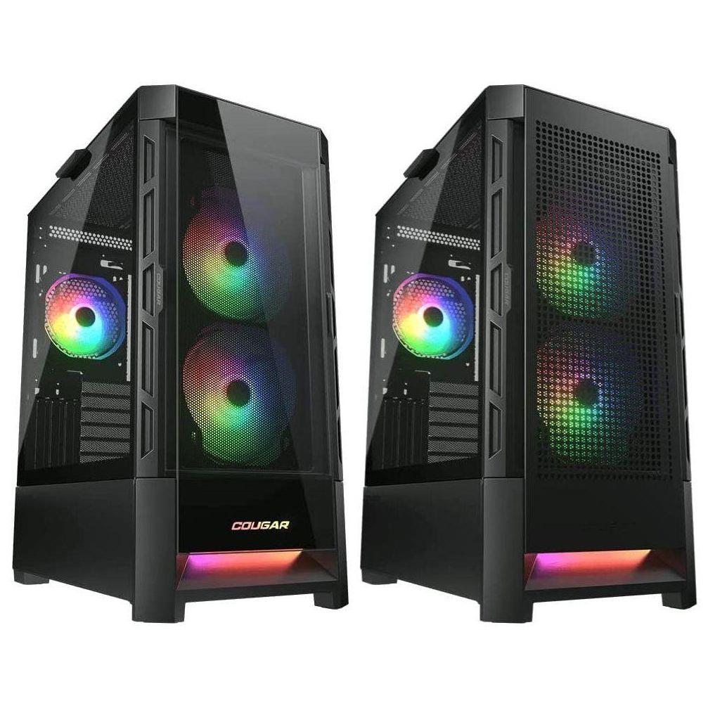 Cougar DuoFace RGB Mid-Tower ATX Case - Black - PakByte Computers 