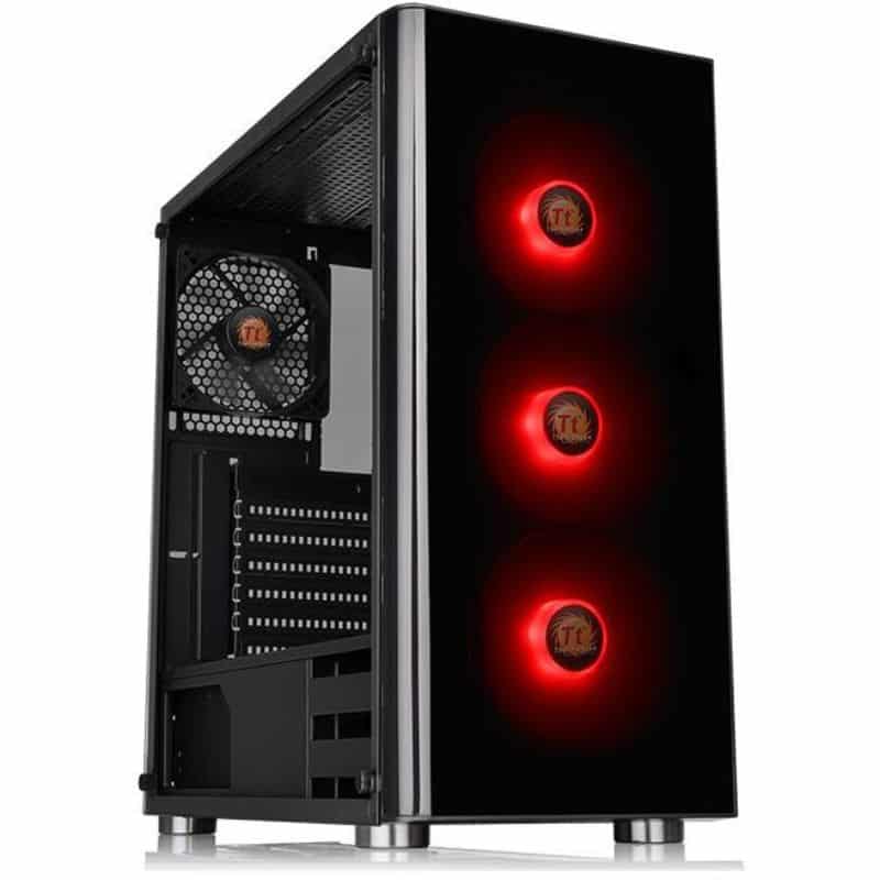 Thermaltake V200 Tempered Glass RGB Edition Mid Tower Chassis - CA-1K8-00M1WN-01 - PakByte Computers 