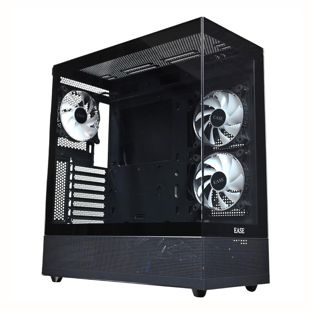 Ease EC123B ARGB Mid-Tower micro ATX Case - PakByte Computers 