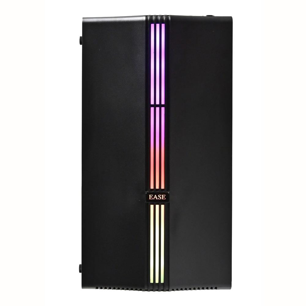 Ease EM123B RGB Mid-Tower micro ATX Case - PakByte Computers 