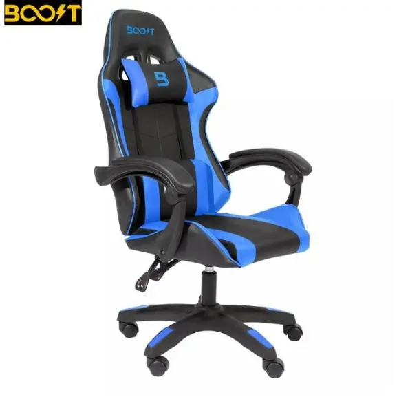 Boost Velocity Gaming Chair - Black/Blue - PakByte Computers 