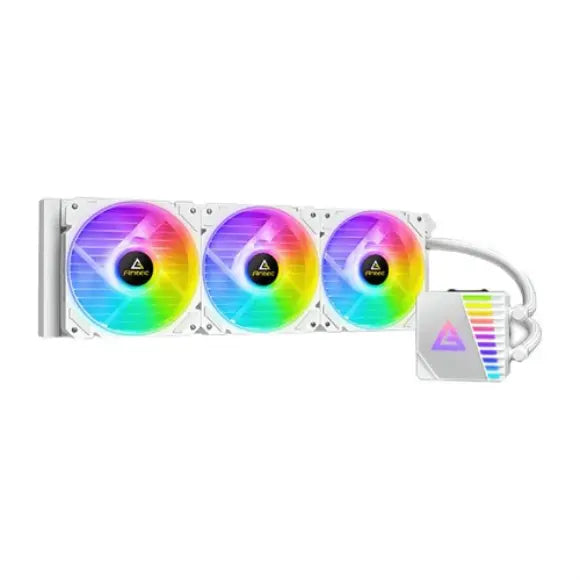 Antec Symphony 360 ARGB All in one Liquid CPU Cooler - White - PakByte Computers 