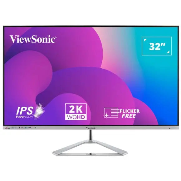 ViewSonic VX3276-2K-MHD-2 32" IPS QHD Entertainment Monitor - PakByte Computers 