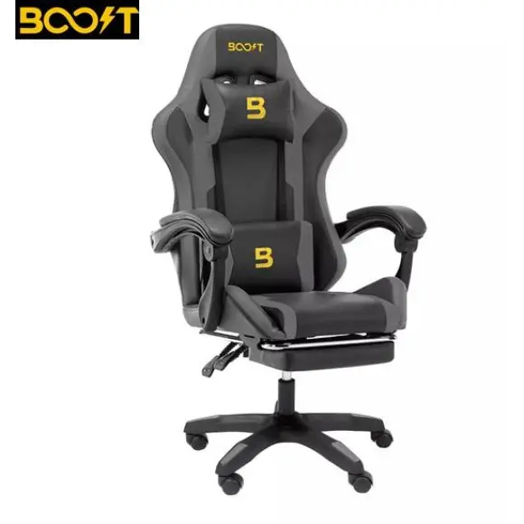 Boost Surge Gaming Chair (black/grey) - PakByte Computers 