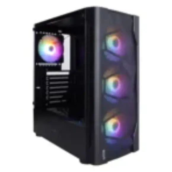 Boost Lion PC Case with 4 RGB Fans (Black) - PakByte Computers 