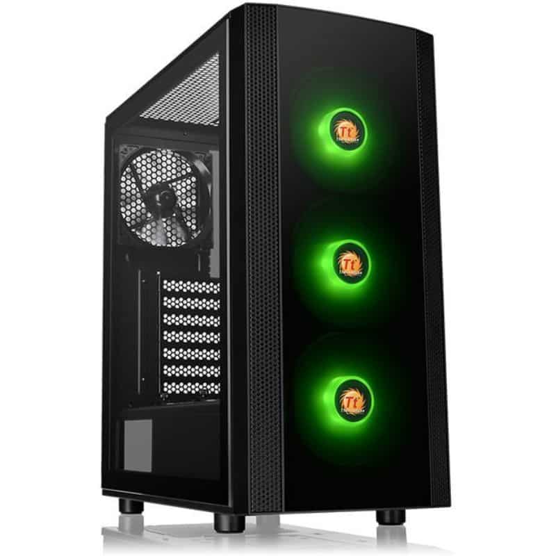 Thermaltake Versa J25 Tempered Glass RGB Edition Mid-Tower Chassis CA-1L8-00M1WN-01 - PakByte Computers 