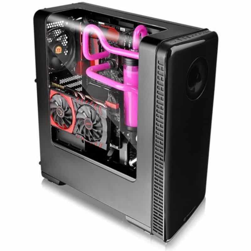 Thermaltake View 28 RGB Gull-Wing Window ATX Mid-Tower Chassis - PakByte Computers 