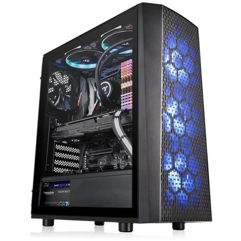 Thermaltake Versa J24 Tempered Glass RGB Edition Mid-Tower Chassis - CA-1L7-00M1WN-01 - PakByte Computers 