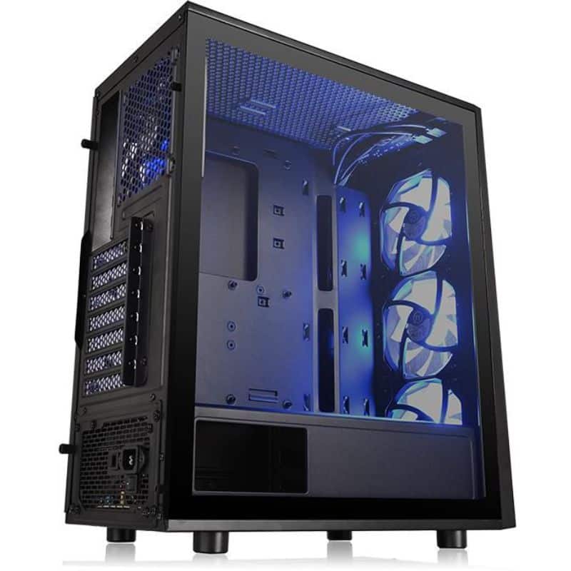 Thermaltake Versa J24 Tempered Glass RGB Edition Mid-Tower Chassis - CA-1L7-00M1WN-01 - PakByte Computers 