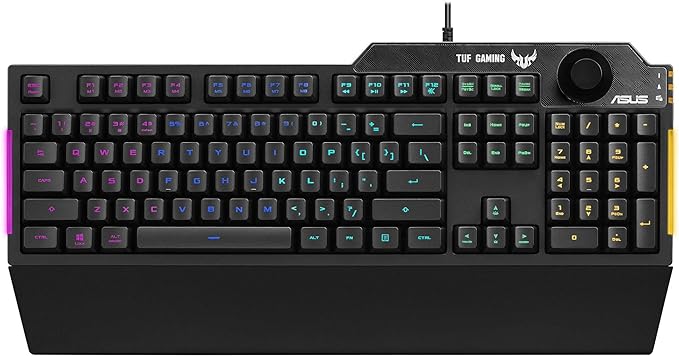 ASUS TUF Gaming K1 RGB Keyboard – Black - PakByte Computers 