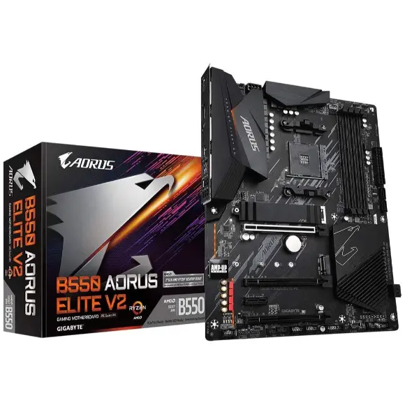 Gigabyte B550 Aorus Elite V2 AMD B550 AORUS Motherboard - PakByte Computers 