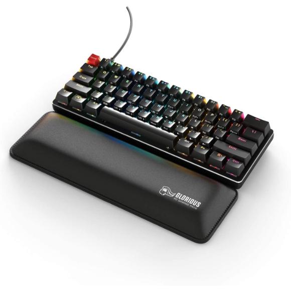 Glorious GMMK Modular Mechanical Gaming Keyboard - 60%, GMMK-Compact-BRN, Black - PakByte Computers 