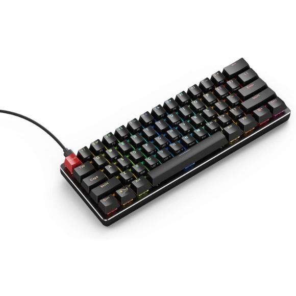 Glorious GMMK Modular Mechanical Gaming Keyboard - 60%, GMMK-Compact-BRN, Black - PakByte Computers 