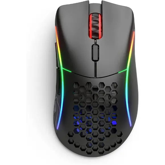 Glorious Model D- (Minus) Wireless Lightweight Ergonomic Gaming Mouse - GLO-MS-DMW-MB - Matte Black - 67G - PakByte Computers 