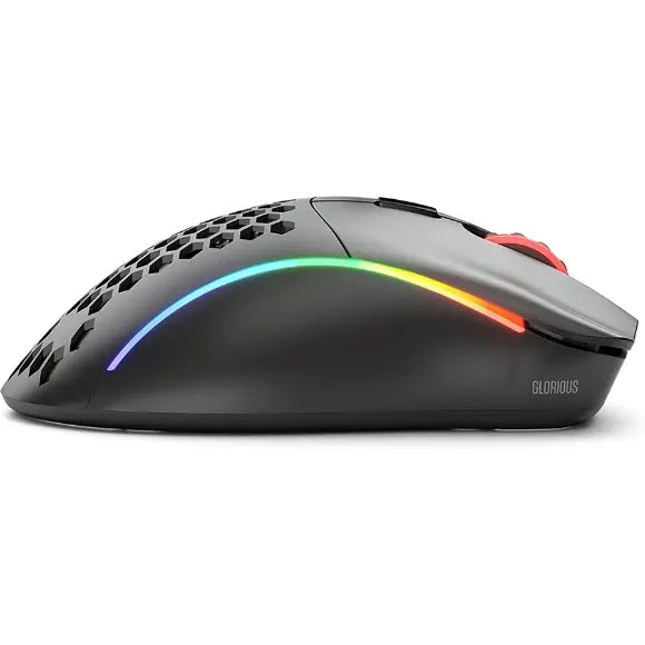 Glorious Model D- (Minus) Wireless Lightweight Ergonomic Gaming Mouse - GLO-MS-DMW-MB - Matte Black - 67G - PakByte Computers 