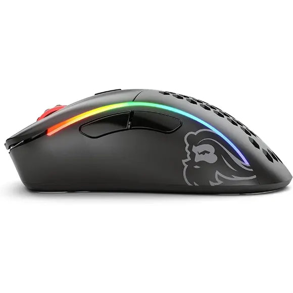 Glorious Model D- (Minus) Wireless Lightweight Ergonomic Gaming Mouse - GLO-MS-DMW-MB - Matte Black - 67G - PakByte Computers 