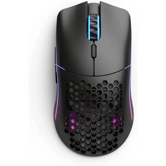 Glorious Model O- Minus Gaming Wireless Mouse - 65g Ultralight - Honeycomb (Matte Black) - PakByte Computers 