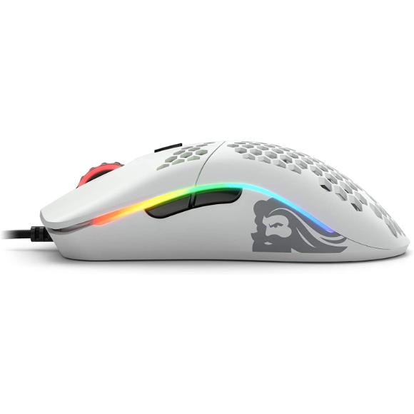 Glorious Model O- (Minus) Gaming Mouse, Matte White (GOM-White) - PakByte Computers 