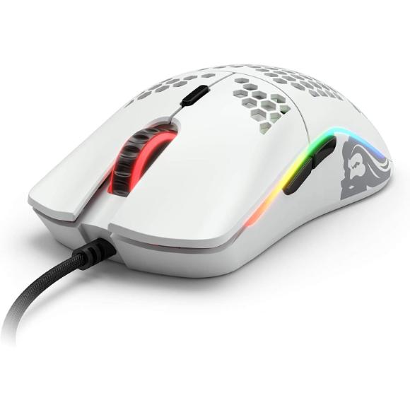 Glorious Model O- (Minus) Gaming Mouse, Matte White (GOM-White) - PakByte Computers 