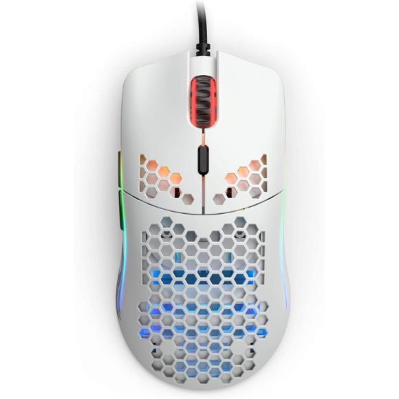 Glorious Model O- (Minus) Gaming Mouse, Matte White (GOM-White) - PakByte Computers 