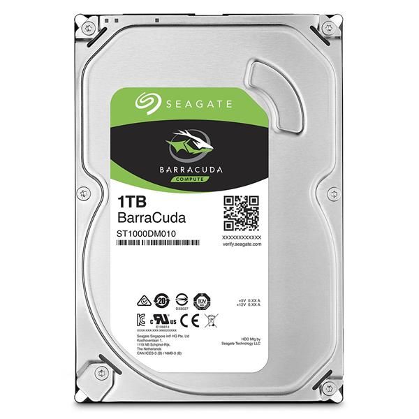 Seagate BarraCuda ST1000DM010 1TB Hard Drive - PakByte Computers 