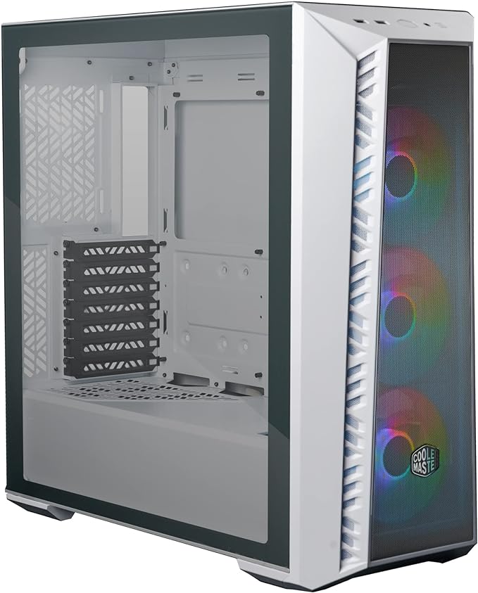 Cooler MasterBox 520 Mesh PC Case – Mid-Tower ATX - White - PakByte Computers 