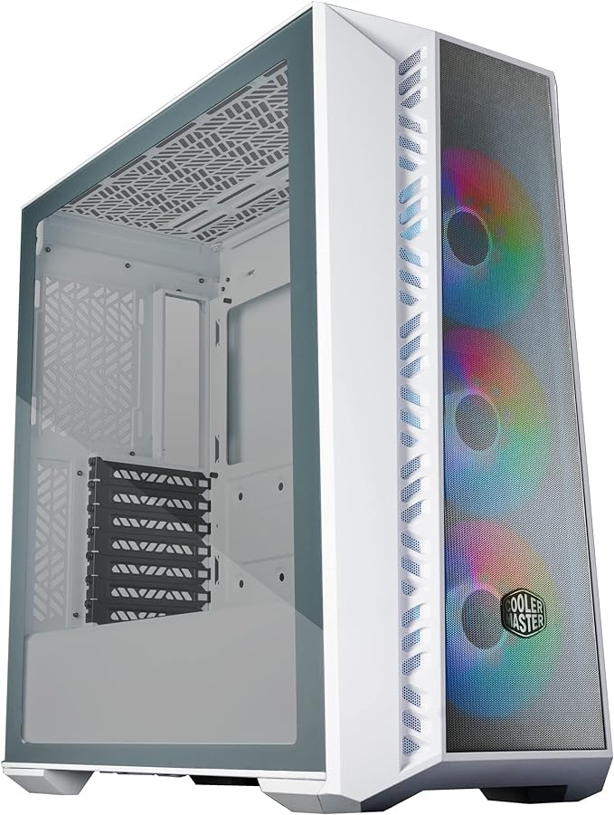 Cooler MasterBox 520 Mesh PC Case – Mid-Tower ATX - White - PakByte Computers 