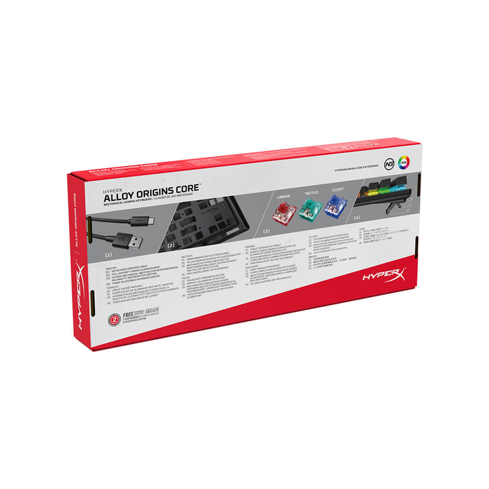 HyperX Alloy Origins Core Tenkeyless Gaming Keyboard