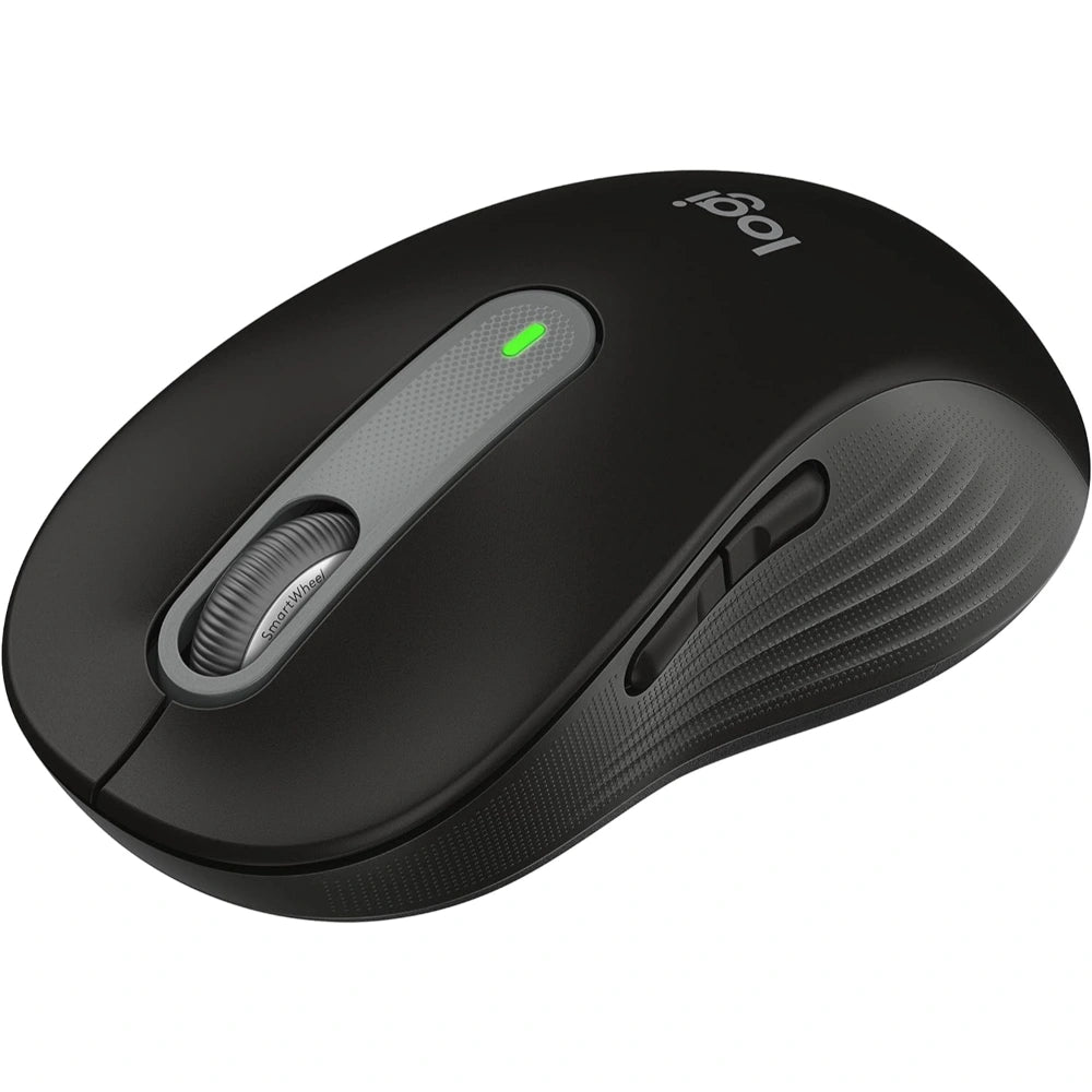 Logitech M650 Large Signature Wireless Mouse & Bluetooth Mouse - BLACK