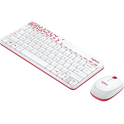 Logitech MK240 NANO Wireless Keyboard and Mouse Combo White