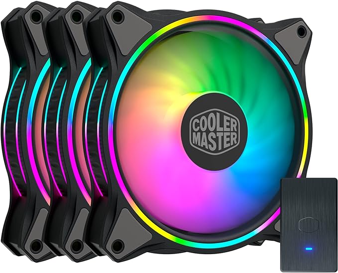 Cooler Master MasterFan MF120 Halo Fan, Duo-Ring Case Fan - PakByte Computers 