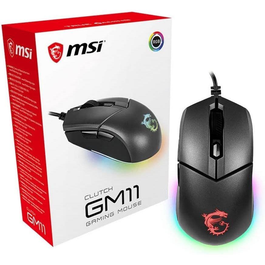 MSI Clutch GM11 Gaming Mouse, PC/Mac, Graphite - PakByte  