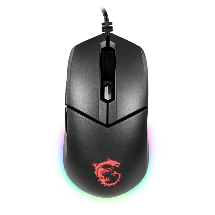 MSI Clutch GM11 Gaming Mouse, PC/Mac, Graphite - PakByte  