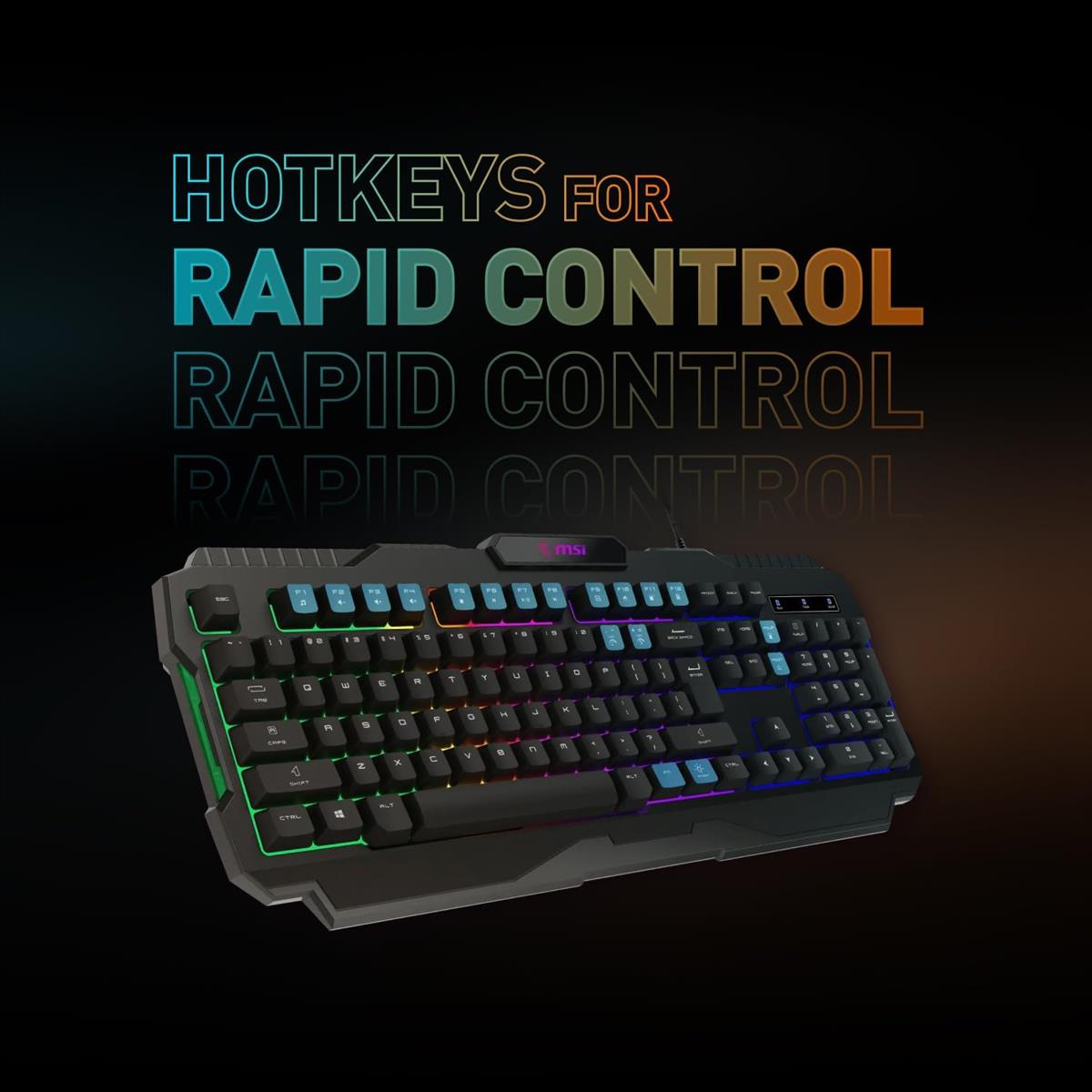 MSI Forge GK100 RGB Gaming Keyboard Mouse Combo - PakByte  