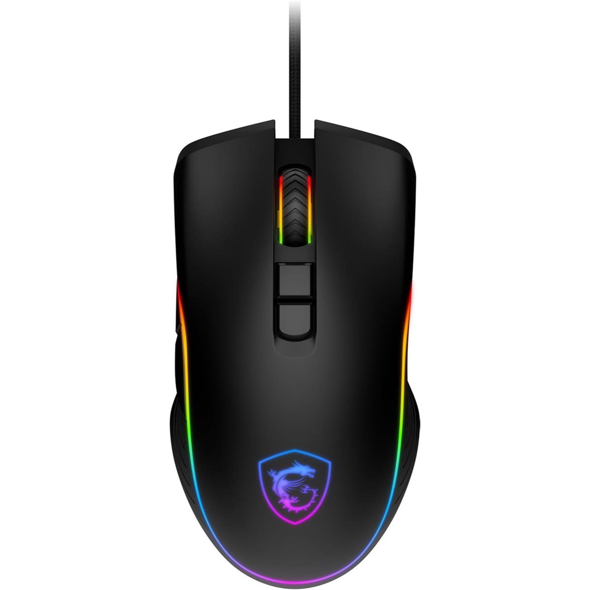 MSI Forge GM300 Lightweight Gaming Mouse, Black - PakByte  