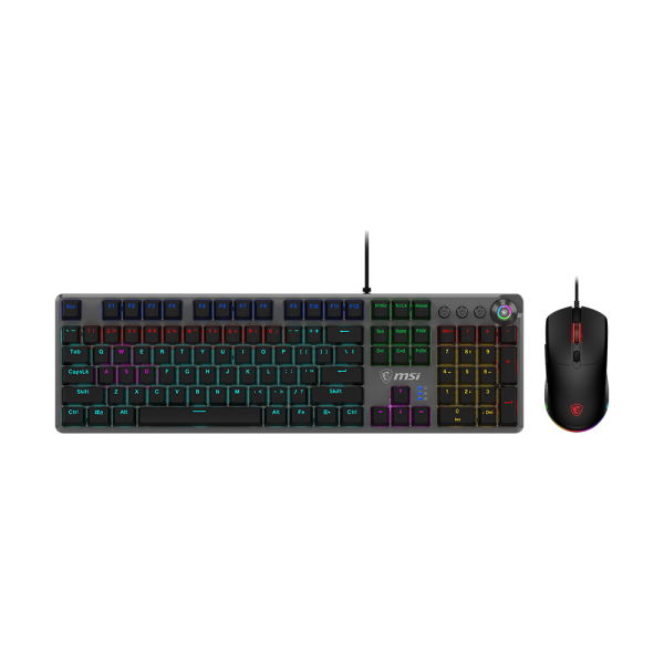 MSI Forge GK310 Combo Keyboard Mouse Wired - Red Switches - PakByte  