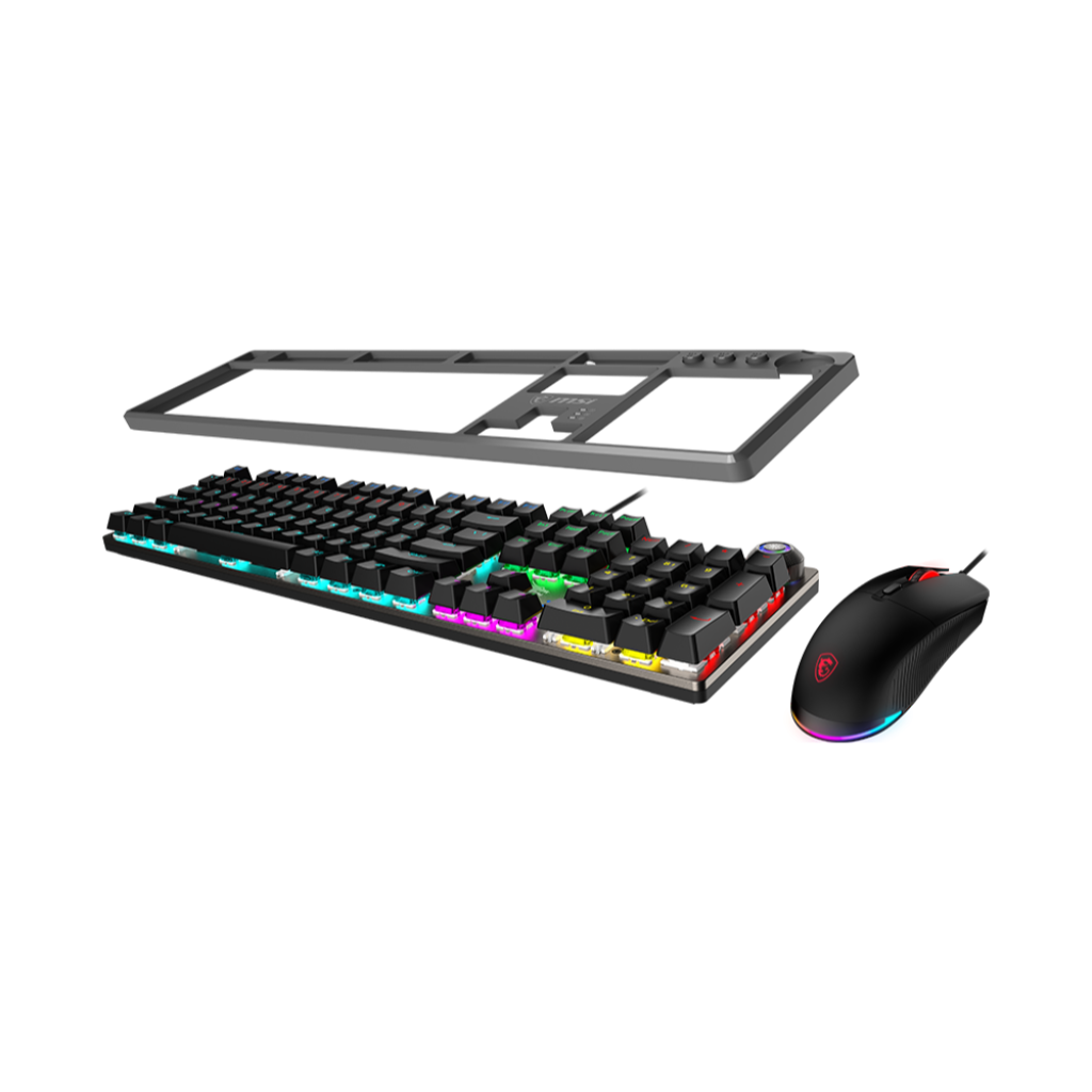 MSI Forge GK310 Combo Keyboard Mouse Wired - Red Switches - PakByte  