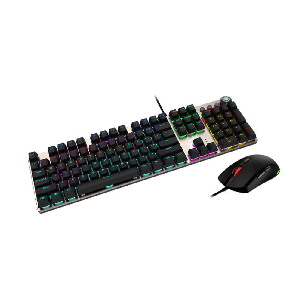 MSI Forge GK310 Combo Keyboard Mouse Wired - Red Switches - PakByte  