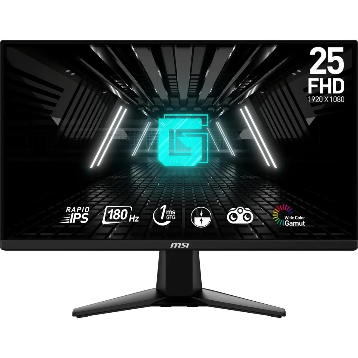 MSI G255F - 180Hz 1080p FHD IPS 25" Gaming Monitor - PakByte Computers 