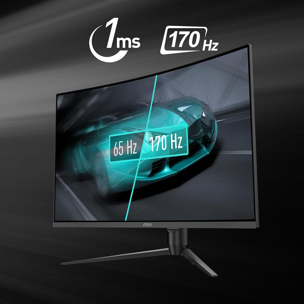 MSI G32CQ5P - 170Hz 2K 1440p QHD VA 32" Curved Gaming Monitor - PakByte Computers 