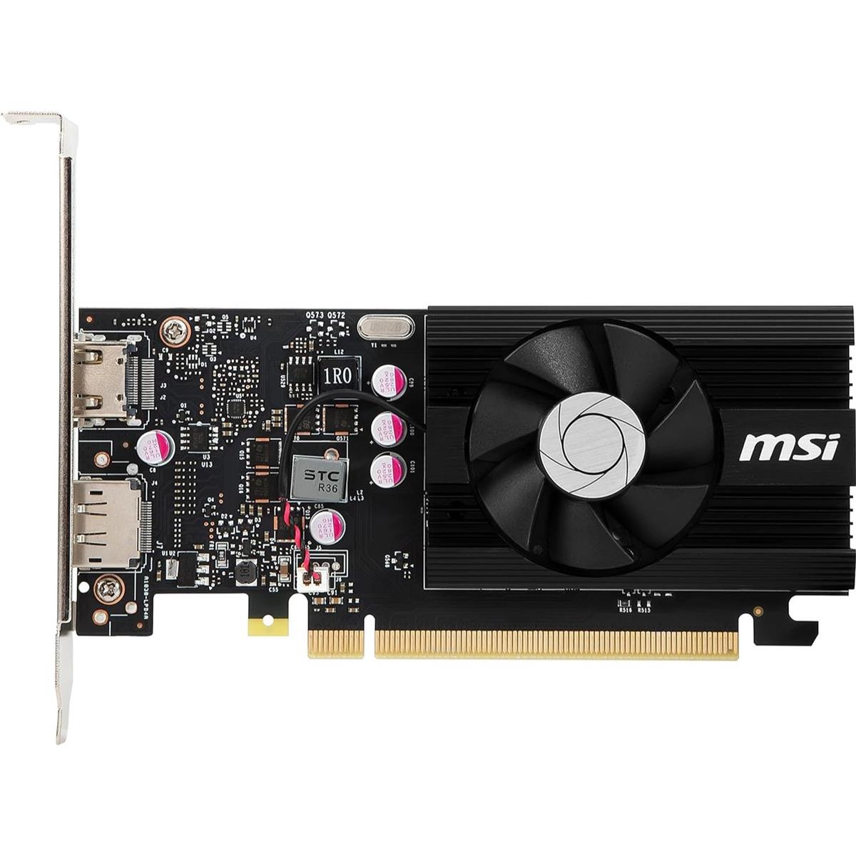 MSI GeForce GT 1030 4GD4 LP OC Graphics Card - PakByte Computers 