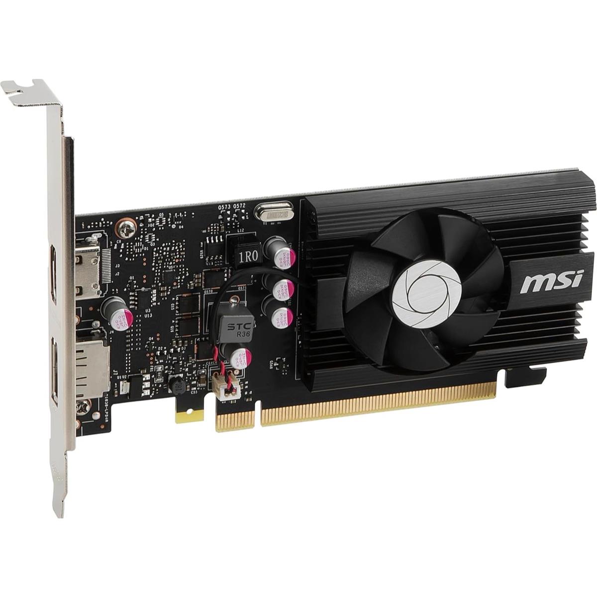 MSI GeForce GT 1030 4GD4 LP OC Graphics Card - PakByte Computers 