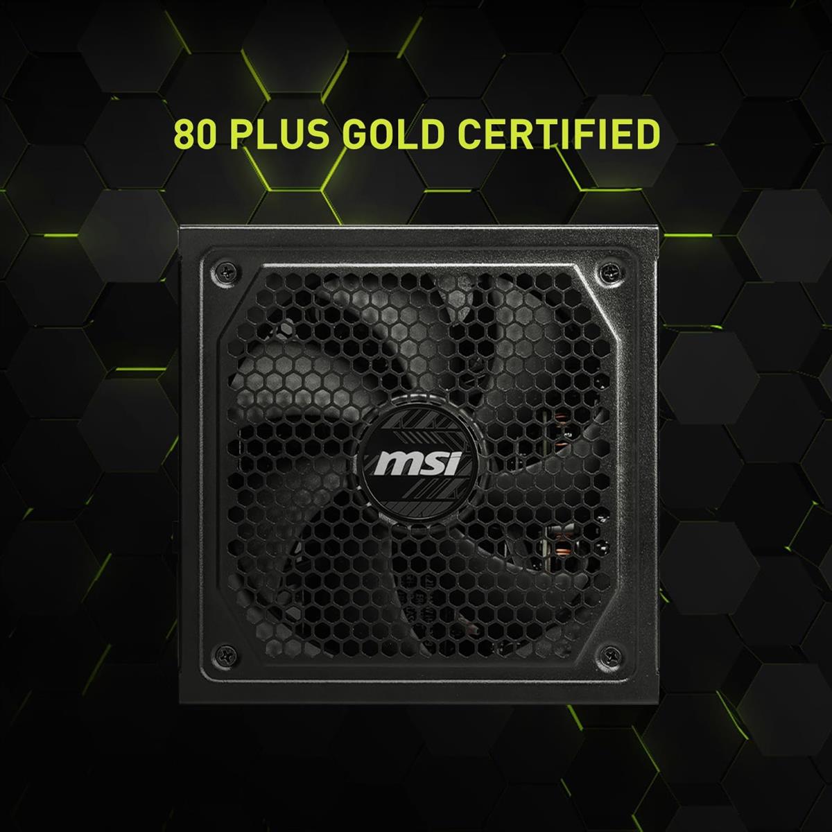 MSI MAG A1000GL PCIE5 1000W 80 Plus Gold Fully Modular Power Supply - PakByte Computers 