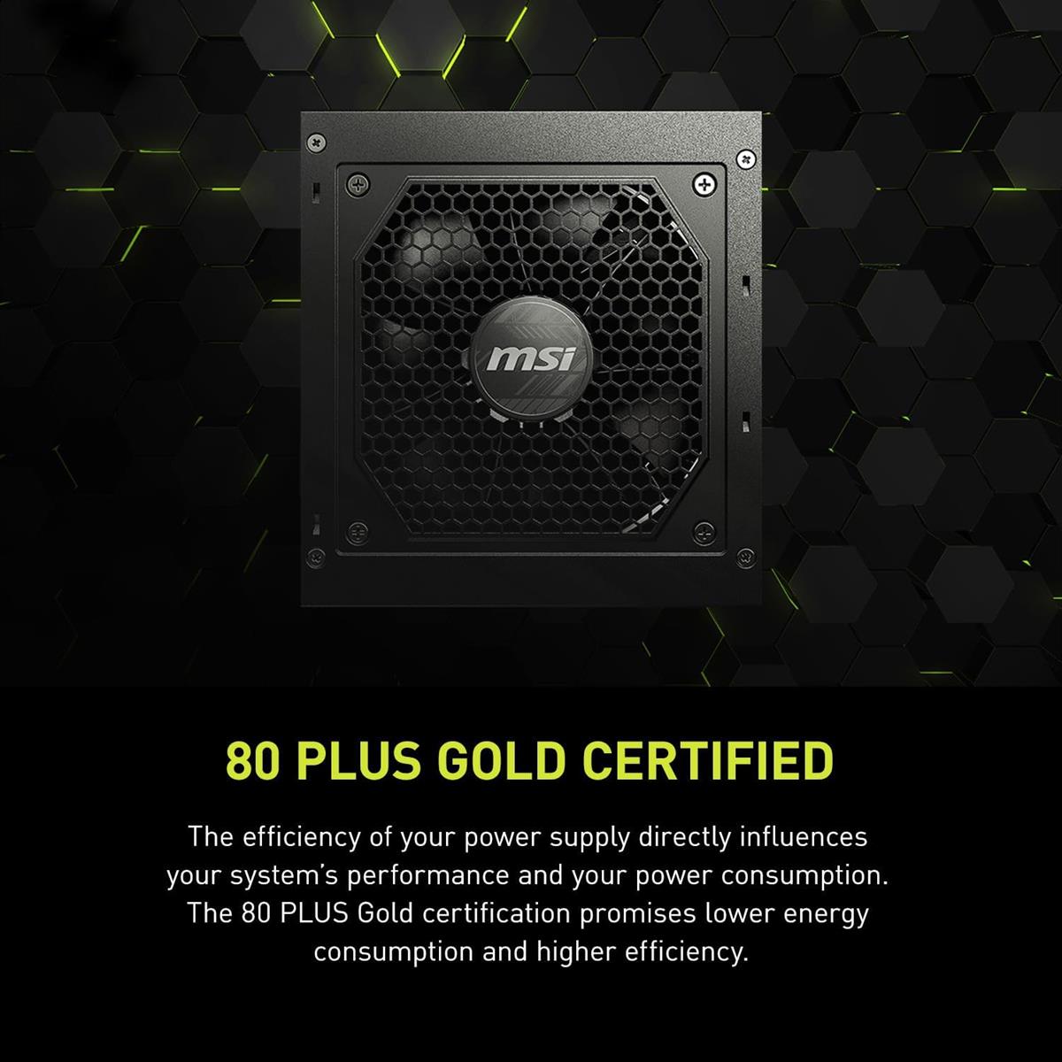 MSI MAG A850GL PCIE5 850W 80 Plus Gold Fully Modular Power Supply - PakByte Computers 