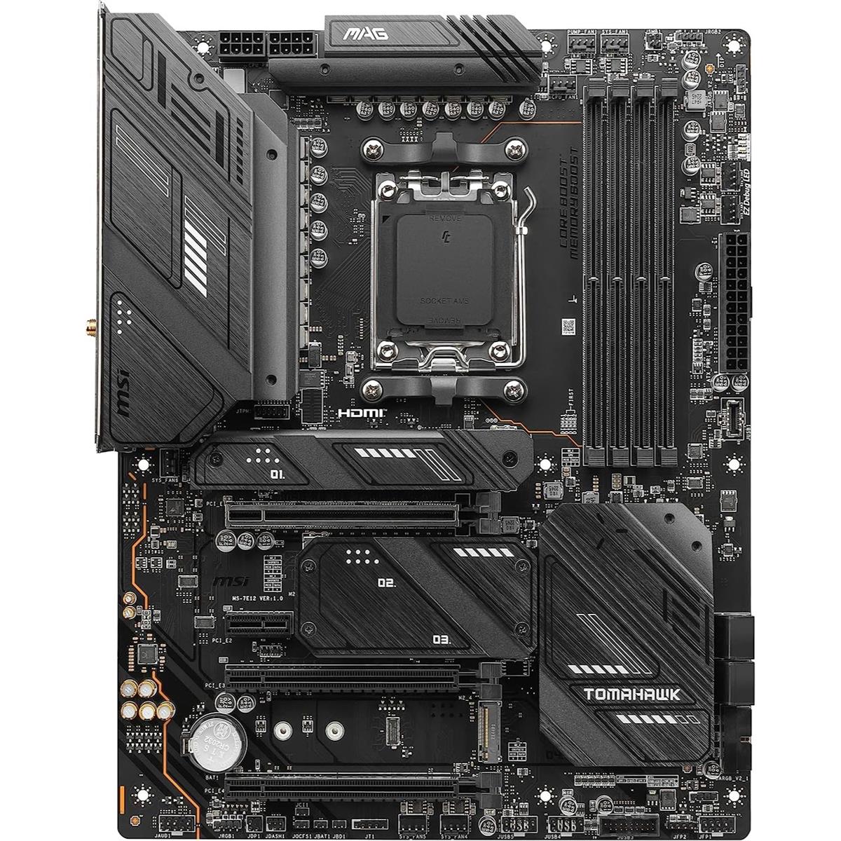 MSI MAG X670E Tomahawk Wifi DDR5 AMD AM5 ATX Motherboard - PakByte Computers 